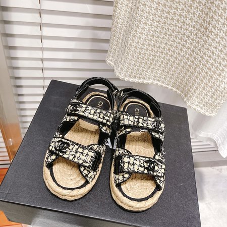 Chanel Classic Beach Velcro Sandals