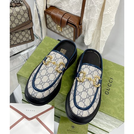 Gucci platform half slippers