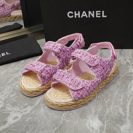 Chanel Rope Lace Beach Sandals