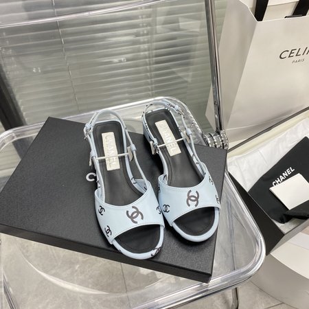 Chanel 3D printed LogoGo sandals