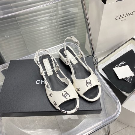 Chanel 3D printed LogoGo sandals