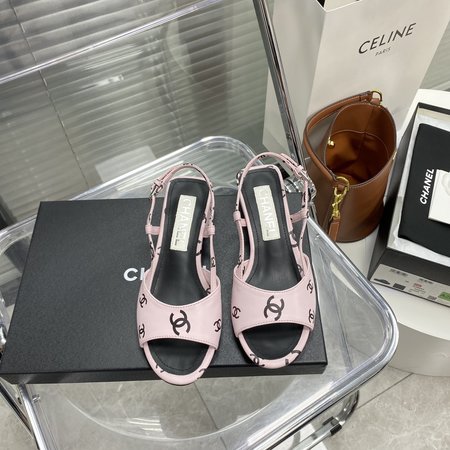 Chanel 3D printed LogoGo sandals