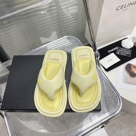 Chanel bread slippers