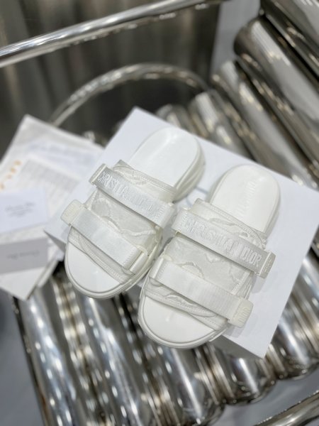 Dior platform slippers