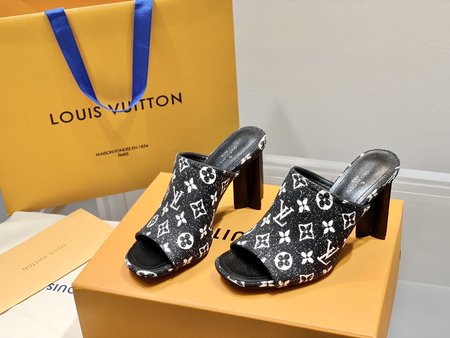 Louis Vuitton high heel sandals and slippers