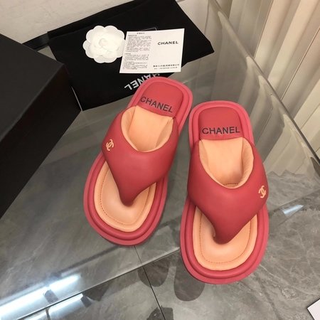 Chanel slippers beach sandals