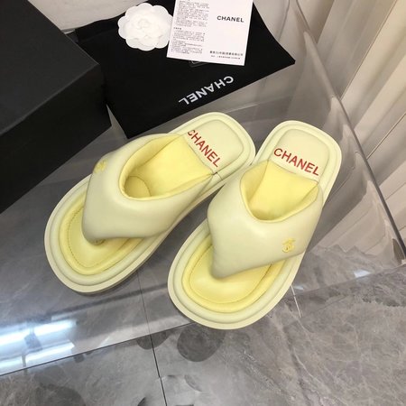 Chanel slippers beach sandals