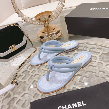 Chanel flip flops