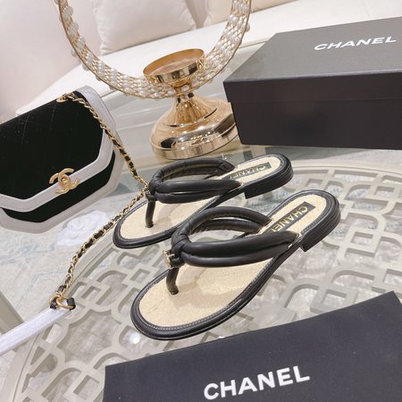 Chanel flip flops