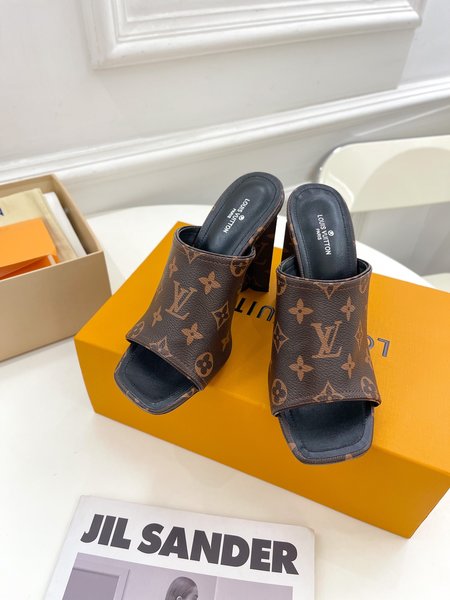 Louis Vuitton vintage slipper denim