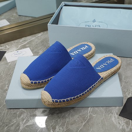 Prada Espadrilles Shoes Three-dimensional Logo