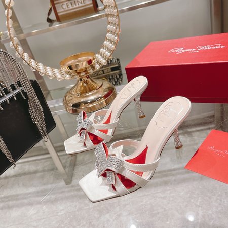 Roger Viver high heel hot diamond sandals