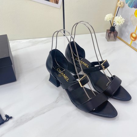 Chanel sandals lambskin