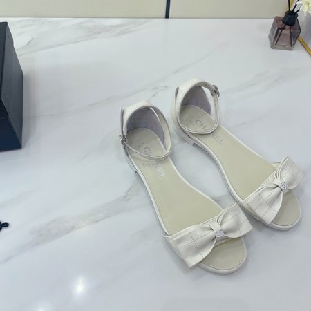 Chanel sandals lambskin