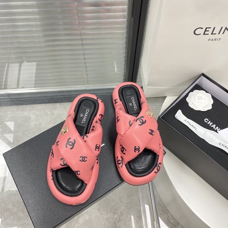 Chanel bread slippers