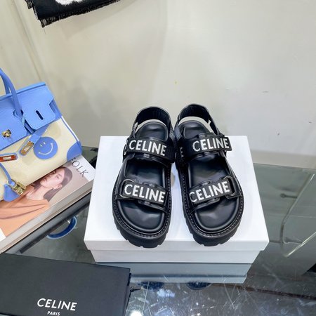 Celine Arc de Triomphe Beach Sandals