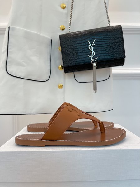 Celine Vintage Slippers Classic Logo