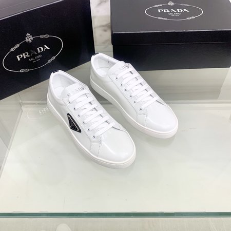 Prada Triangle Logo Sneakers