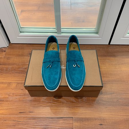 LP Suede Cashmere Loafers