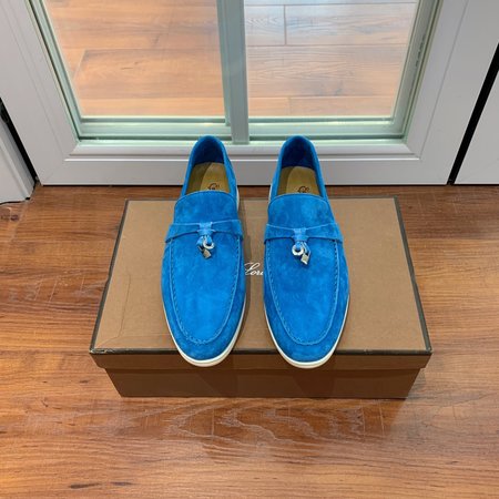 LP Suede Cashmere Loafers
