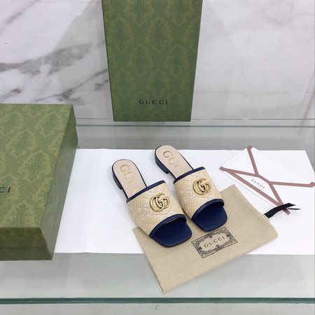 Gucci GG Buckle Half Slippers Series