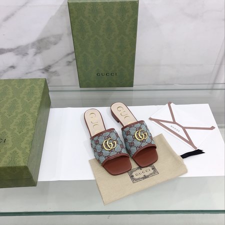 Gucci GG Buckle Half Slippers Series