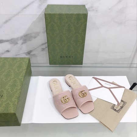 Gucci GG Buckle Half Slippers Series