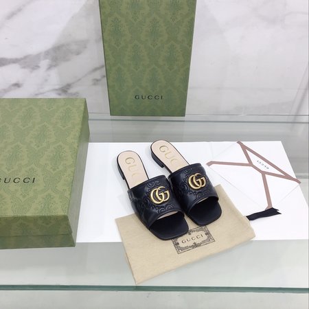 Gucci GG Buckle Half Slippers Series
