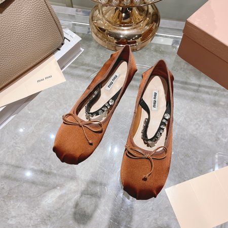 Miu Miu ballet shoes dancing shoes