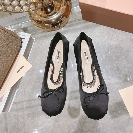 Miu Miu ballet shoes dancing shoes