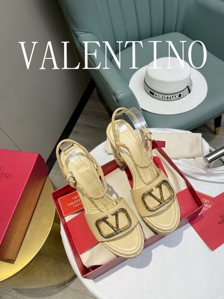 Valentino Women s sandals with V-shaped hardware