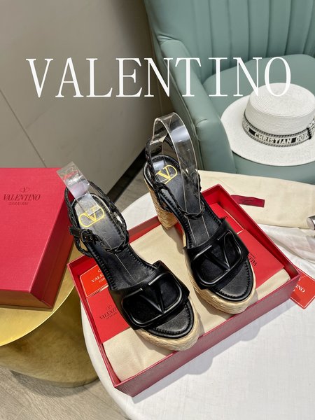 Valentino Women s sandals with V-shaped hardware