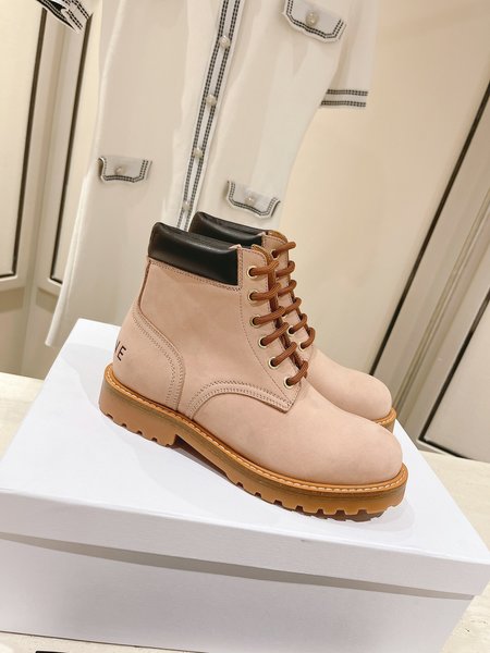 Celine Martin boots nubuck leather + leather lining
