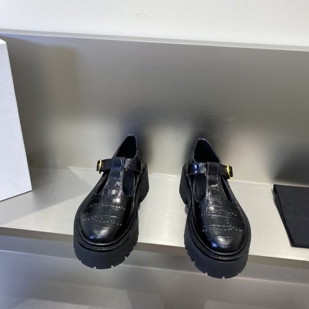 Celine classic all-match loafers leather