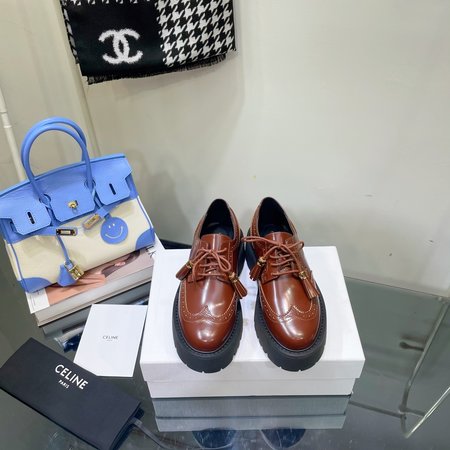 Celine autumn winter loafers cowhide inner goatskin
