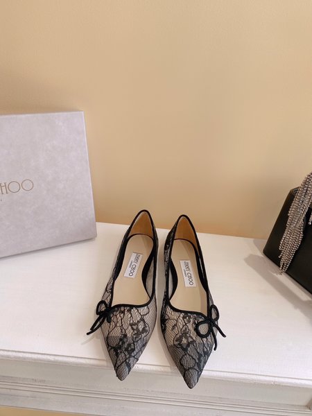 Jimmy Choo mid heel slippers
