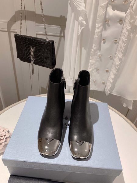 Prada Thin heel and thick heel patent leather cowhide series