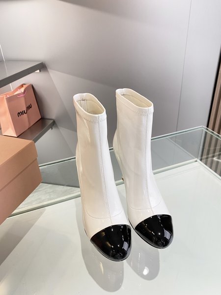 Miu Miu elastic ankle boots