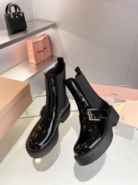 Miu Miu platform boots