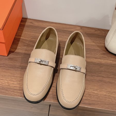 Hermes Kelly buckle loafers