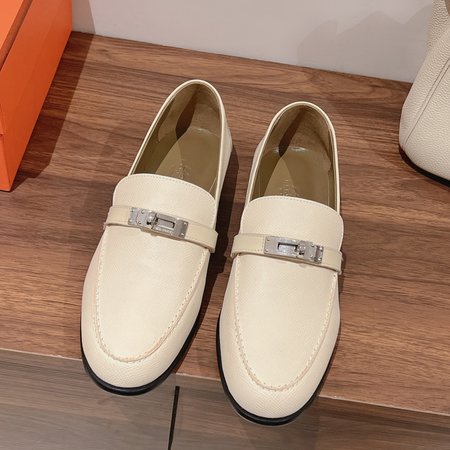 Hermes Kelly buckle loafers