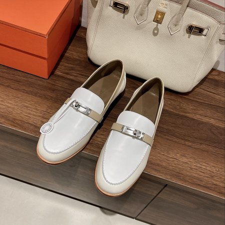 Hermes Kelly buckle loafers