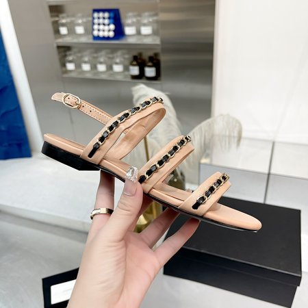 Chanel chain sandals