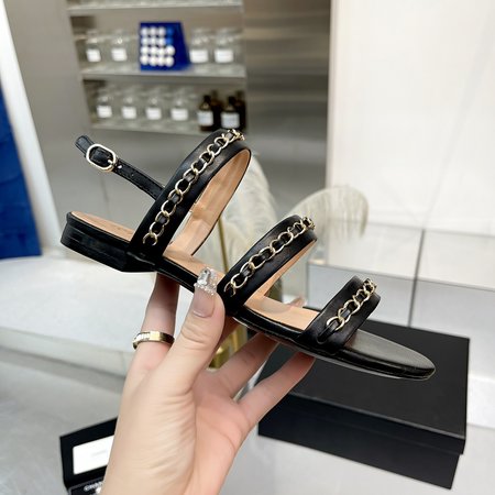 Chanel chain sandals