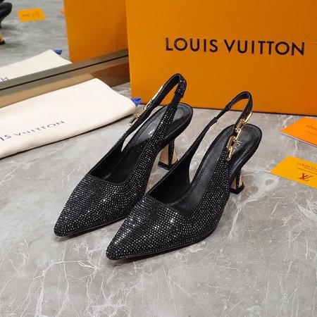 Louis Vuitton Sparkle slingback high heels