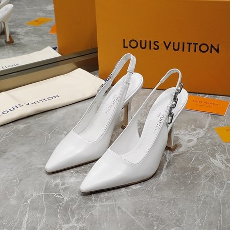 Louis Vuitton Sparkle slingback high heels