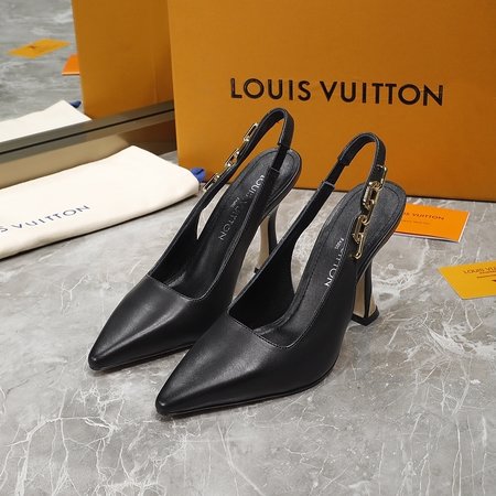 Louis Vuitton Sparkle slingback high heels