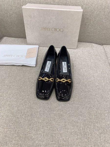 Jimmy Choo hollow back block heel shoes