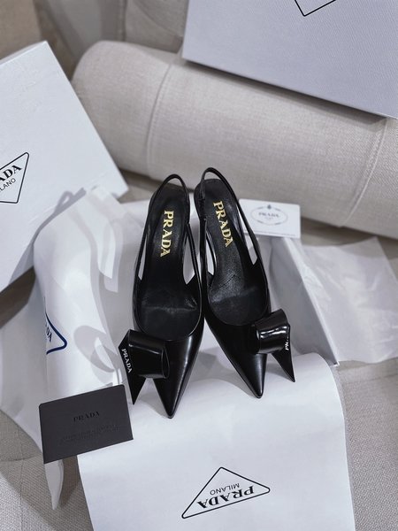 Prada Low heeled back sandals