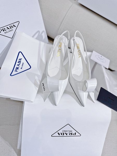 Prada Low heeled back sandals